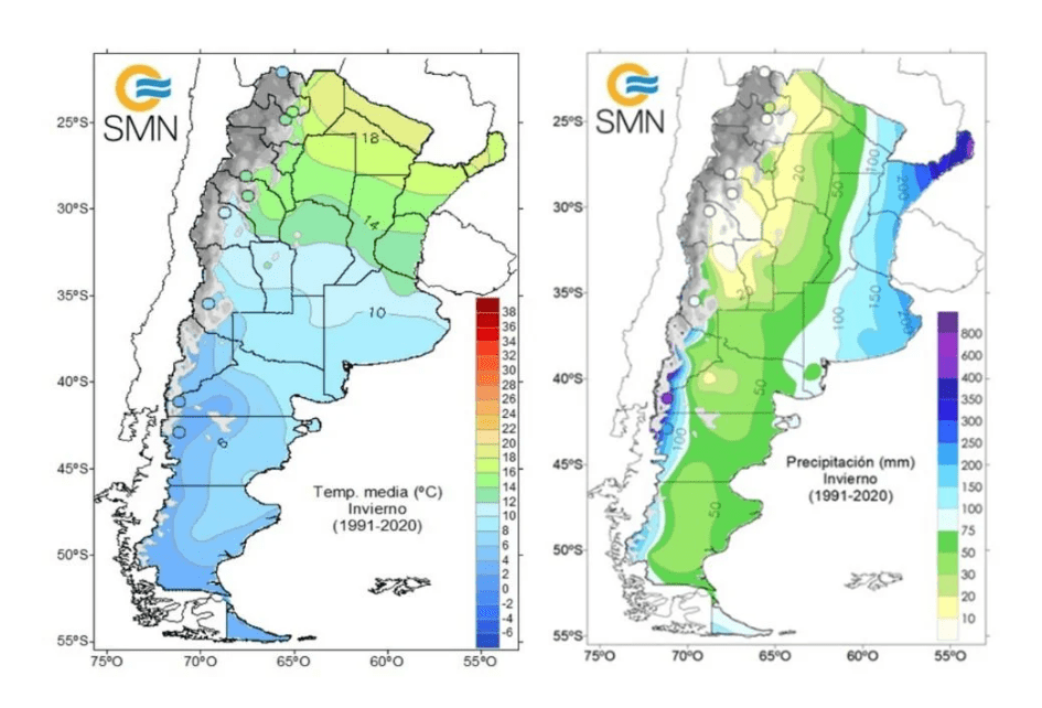 El invierno 2025 se perfila menos frío de lo habitual en&nbsp;Argentina