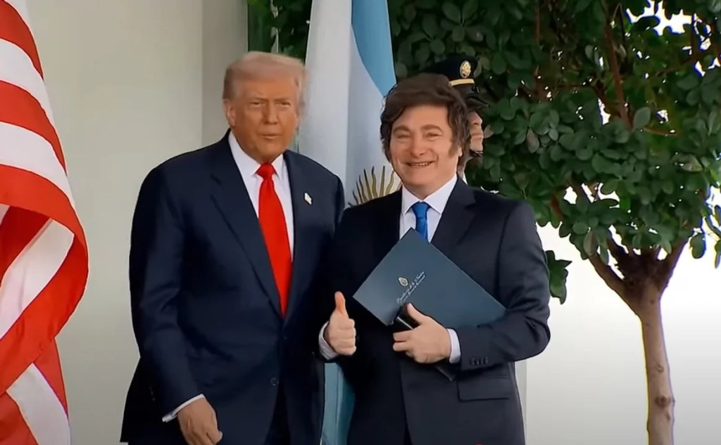 Trump advirtió que dejará de apoyar a Argentina si Milei pierde las elecciones de&nbsp;2027